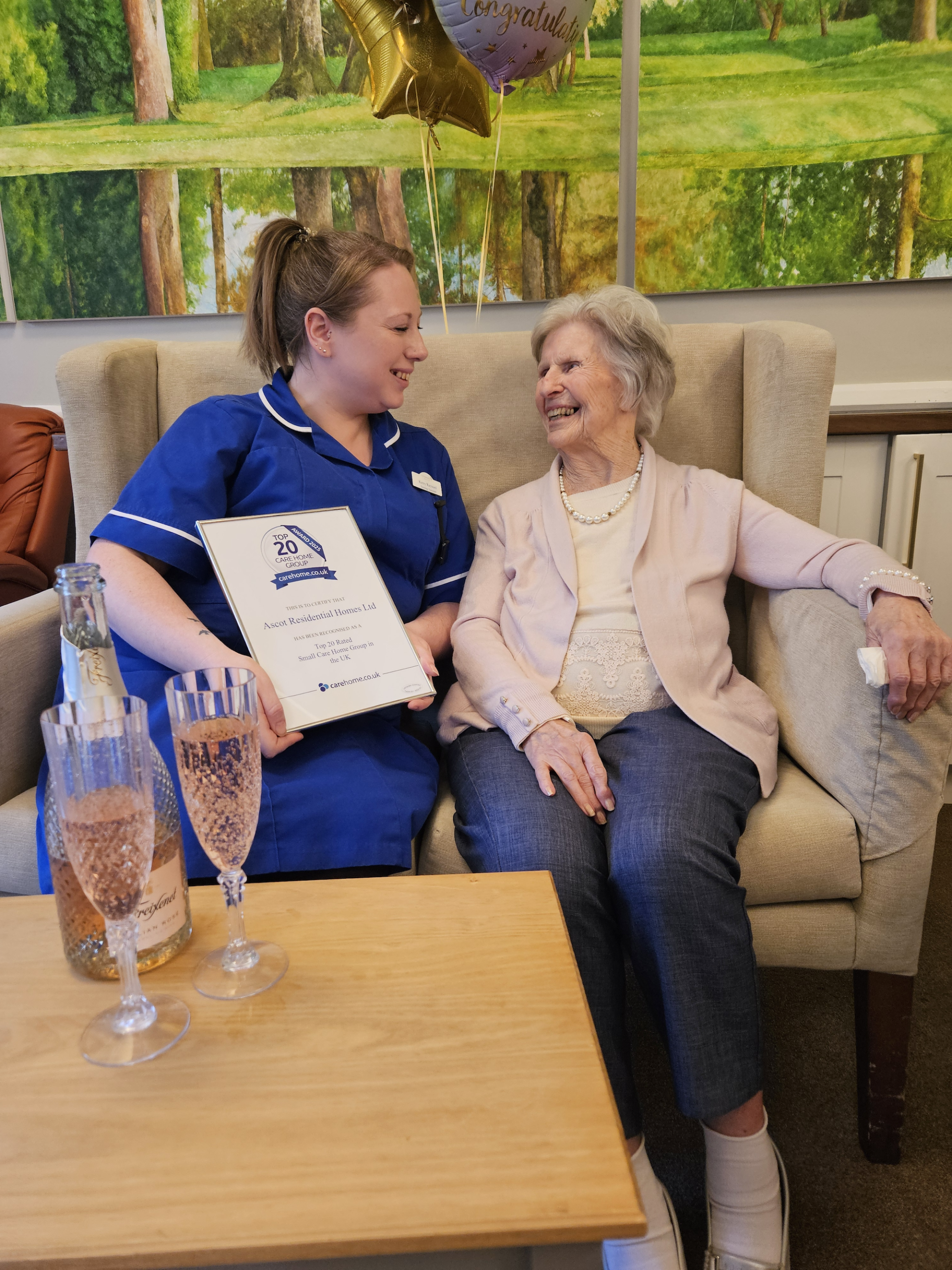 Award Winning Care, Celebrating our win for the 3rd consecutive year